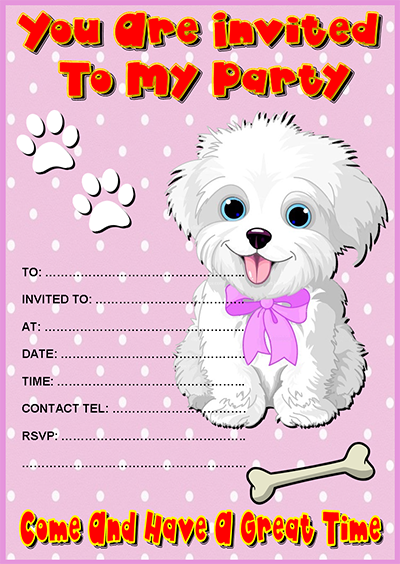 Free Puppy Invitation